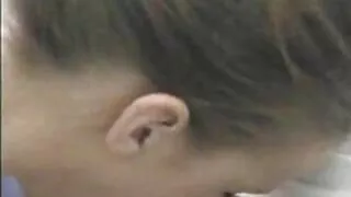 팬티 스타킹 을 얻 에 이 방법 만 동 항문 가 갈색 머리